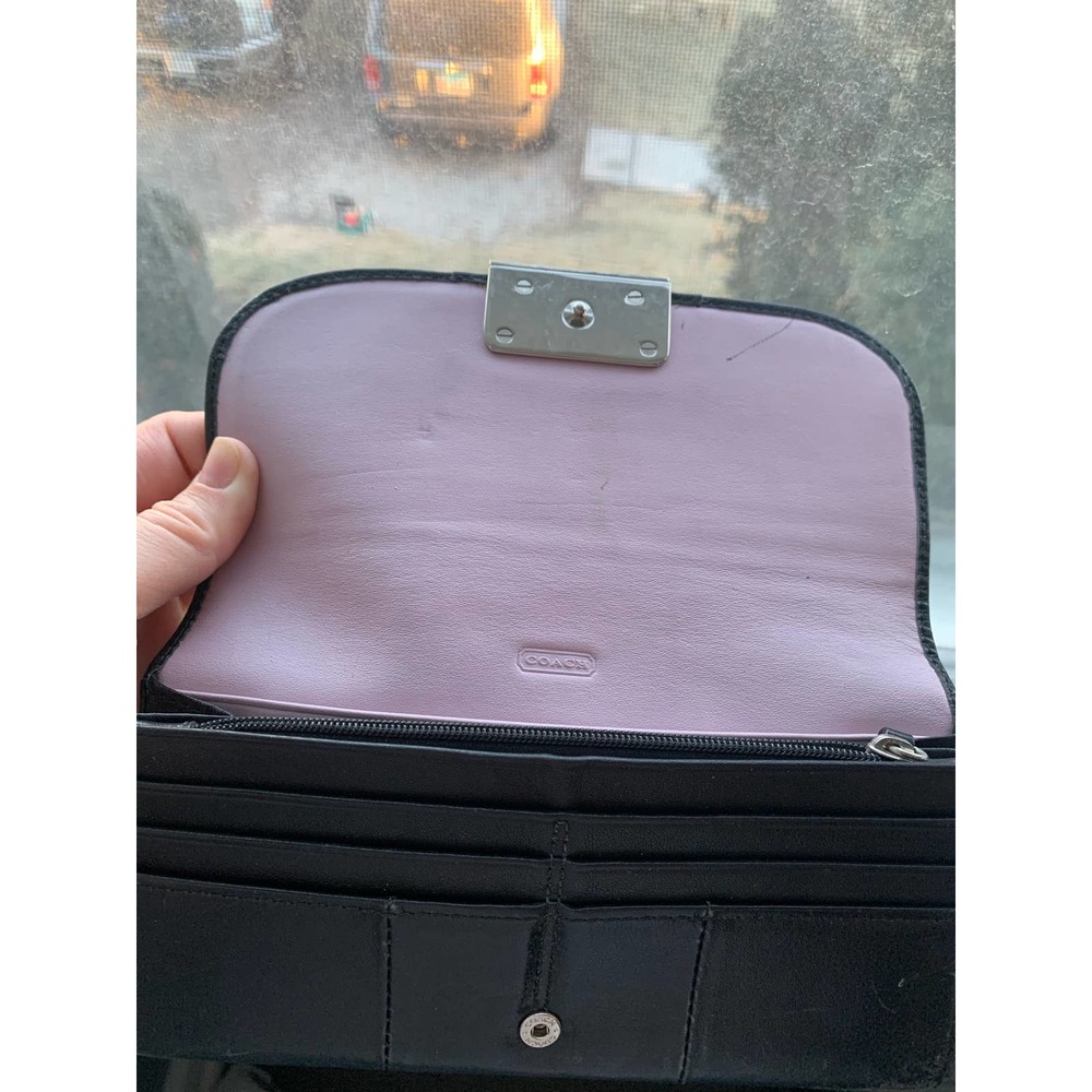 Coach leather wallet